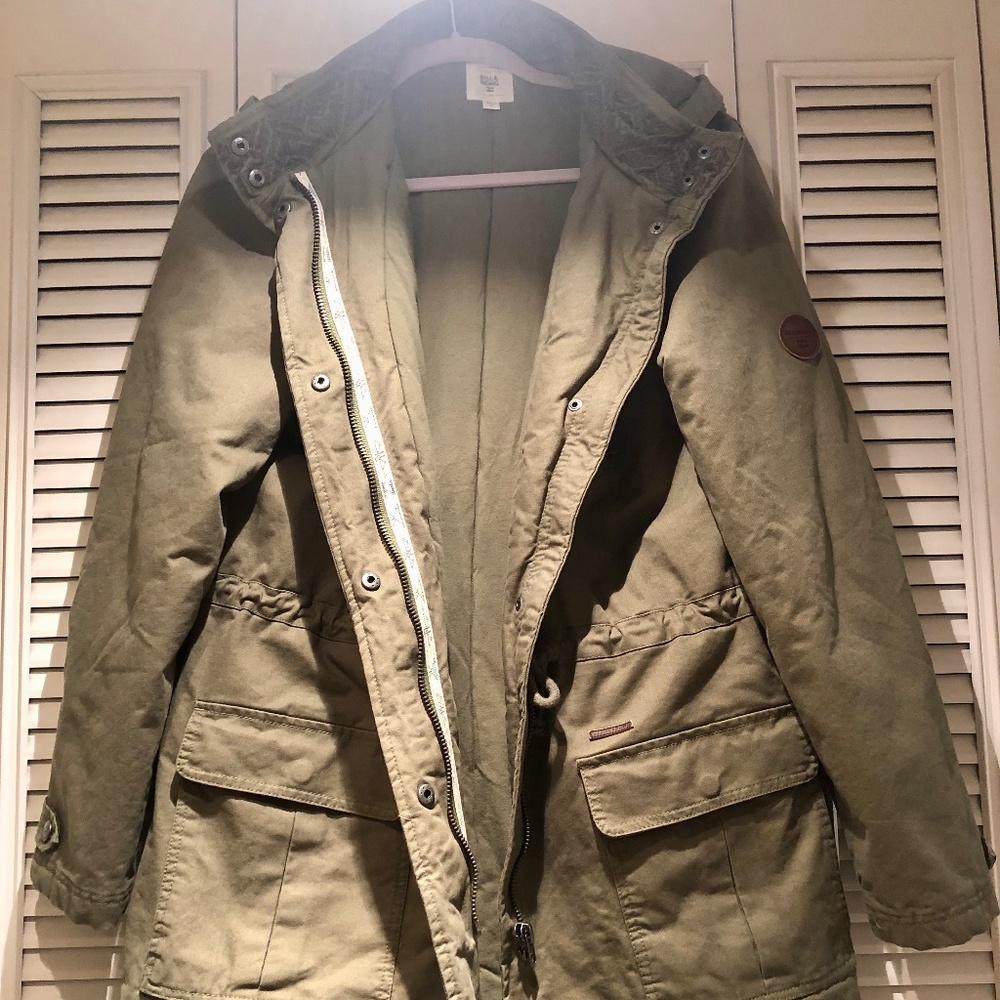 Billabong winter 100% cotton parka